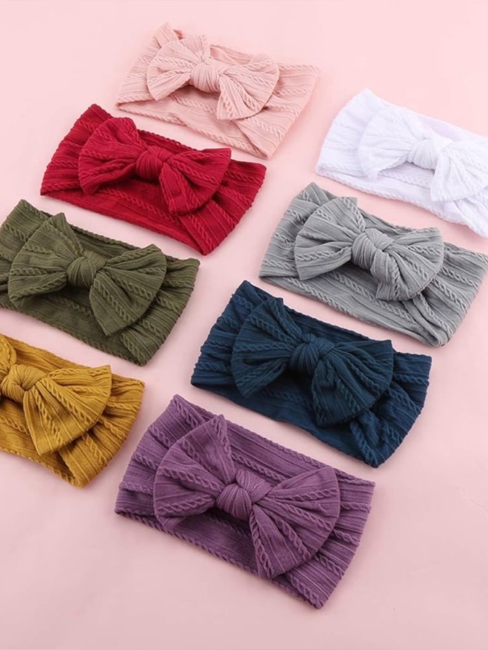 Set of 8 Baby Hair Bows